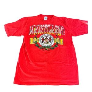 Vintage University of Maryland College Park Tee Size Large